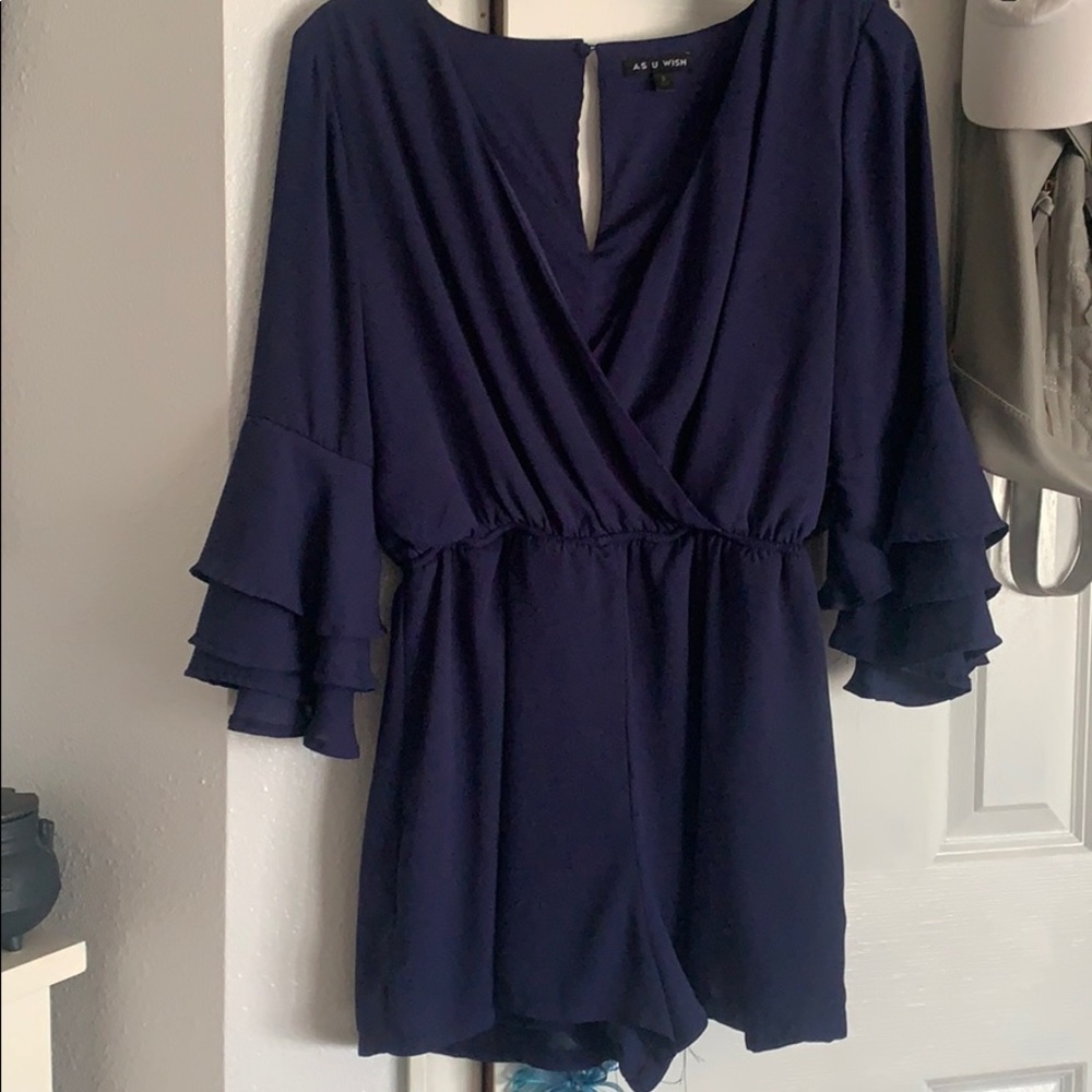 Navy Blue Romper (S)